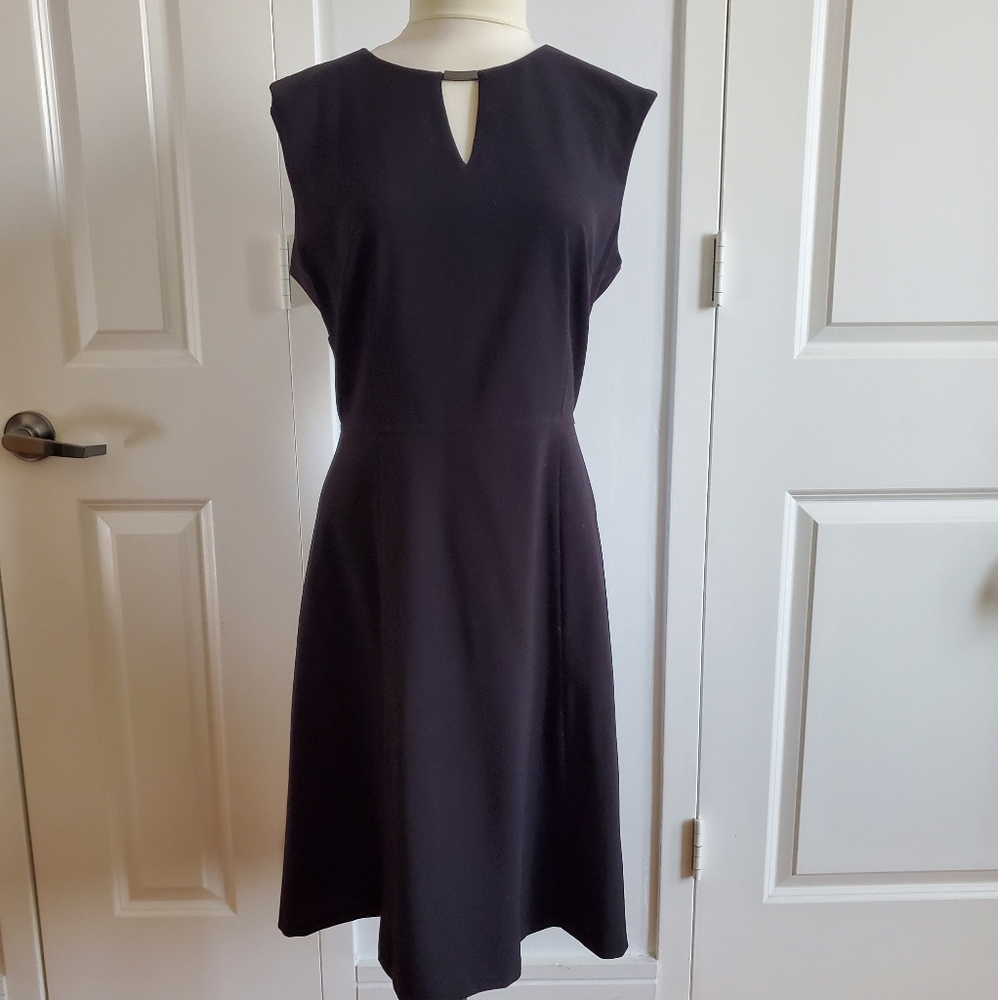 Tahari black A-Line dress Size 10